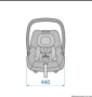 Столче за кола за бебе Maxi-Cosi от 0-12 месеца , 40-75см, 0-12кг, снимка 14