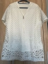 Уникална блуза бяла, цялата от бродерия - 2XL, снимка 1