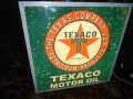 TEXACO OIL. светеща реклама 60X60 см., снимка 2