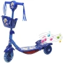 Метална детска тротинетка с пискюли и LED светлини, снимка 3