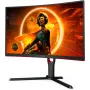 НОВ МОНИТОР AOC 27", VA, Извит, Full HD, 165Hz, 1ms, DisplayPort FreeSync Premium, Черен/Червен, C2 , снимка 4