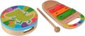 Eichhorn Дървен музикален комплект Eichhorn - Барабан и ксилофон 100003490, снимка 1 - Музикални играчки - 45727274