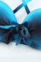 Дамски бански от две части с омбре ефект в синьо, снимка 15