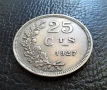 Стара монета 25 сантима 1927 г. Люксембург- рядка,малък тираж,хит цена !, снимка 1