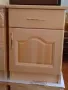 Нощно шкафче с чекмедже и врата- Масив. Налични!, снимка 1