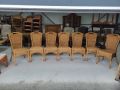 Комплект от 7 стола ратан, снимка 1 - Градински мебели, декорация  - 45455195