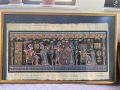 Оригинален египетски папирус, рамкиран , снимка 1 - Други ценни предмети - 45169549