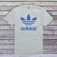 Унисекс тениска Adidas,маркова тениска адидас в сиво, снимка 1 - Тениски - 45147722