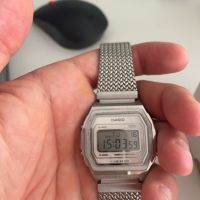 CASIO A1000 Vintage Silver Metal Watch / Мъжки часовник, снимка 4 - Мъжки - 45300691
