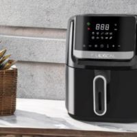 Еър фрайър с тъч скрийн Lexical Airfryer LAF-3045, снимка 1 - Фритюрници - 45864878