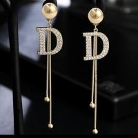 Елегантни обеци по модела на Dior, снимка 2 - Обеци - 45823198