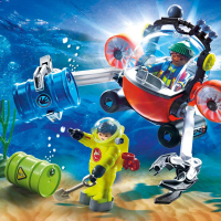 Playmobil - Екологична експедиция с водолаз, снимка 4 - Конструктори - 44985194