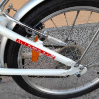 Продава се немско, сгъваемо алуминиево колело 20" цола, снимка 12 - Велосипеди - 45033966