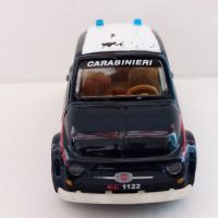 Fiat 500 Police Carabinieri Bburago 1:43, снимка 7 - Колекции - 41684639