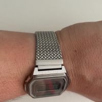 CASIO A1000 Vintage Silver Metal Watch / Мъжки часовник, снимка 9 - Мъжки - 45300691