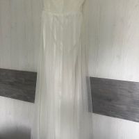 Дълга Бяла официална рокля размер S, снимка 6 - Рокли - 45928542