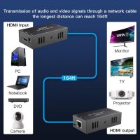 PW-HT202P(POC) HDMI/UTP удължител 50m без загуба на предаване през Cat5e/6 Full HD 1080P/3D EDID, снимка 3 - Плейъри, домашно кино, прожектори - 45242949