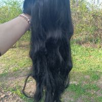 дълга черна перука 35лв, снимка 3 - Аксесоари за коса - 45573821