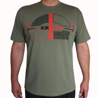 Памучна тениска в зелен цвят (003), снимка 1 - Тениски - 45467847