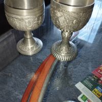 зинн чаши, снимка 4 - Антикварни и старинни предмети - 45160268