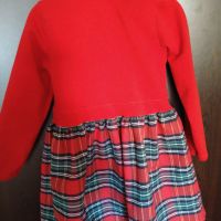 Червена официална рокля 110 см., снимка 2 - Детски рокли и поли - 45266304