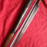 Хайбер, ятаган , меч. Булатна стомана., снимка 7 - Антикварни и старинни предмети - 45482812