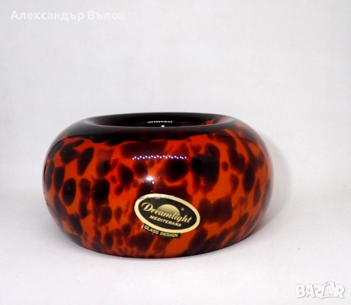 Дизайнерски Свещник за Маса Dreamlight Mediterana Стъклен, снимка 1