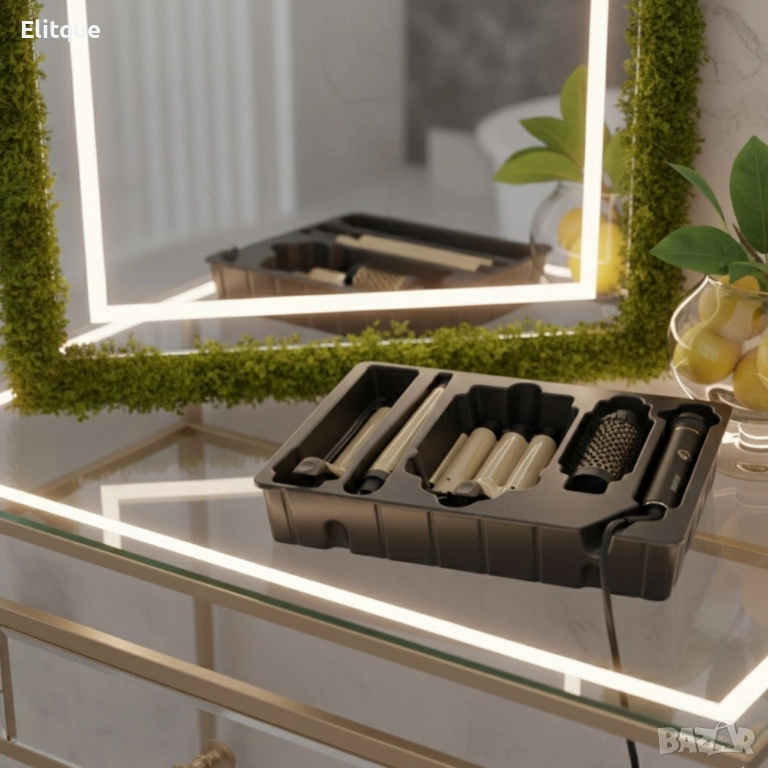 S&R Styling SD-691B – Мултифункционален комплект за оформяне на коса 4 в 1, снимка 1