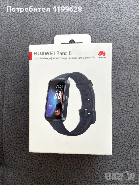 Фитнес гривна Huawei Band 8, нова, цвят - черен, снимка 1