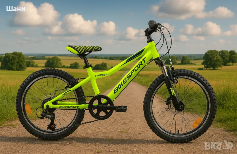 Детско колело BIKESPORT Everest 20" Neon Green Matt, снимка 1