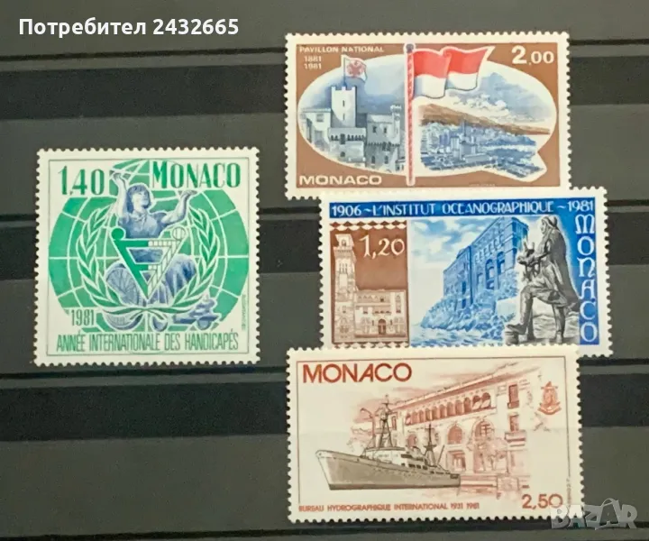 2391. Монако 1981 - “ Събития и годишнини.“, **, MNH, снимка 1