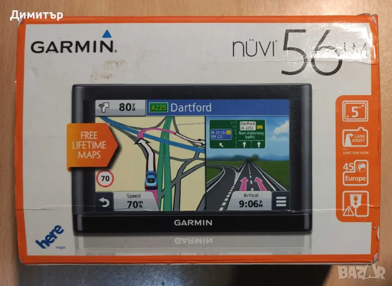 Навигация Garmin nuvi 56 LM - 5 инча, снимка 1