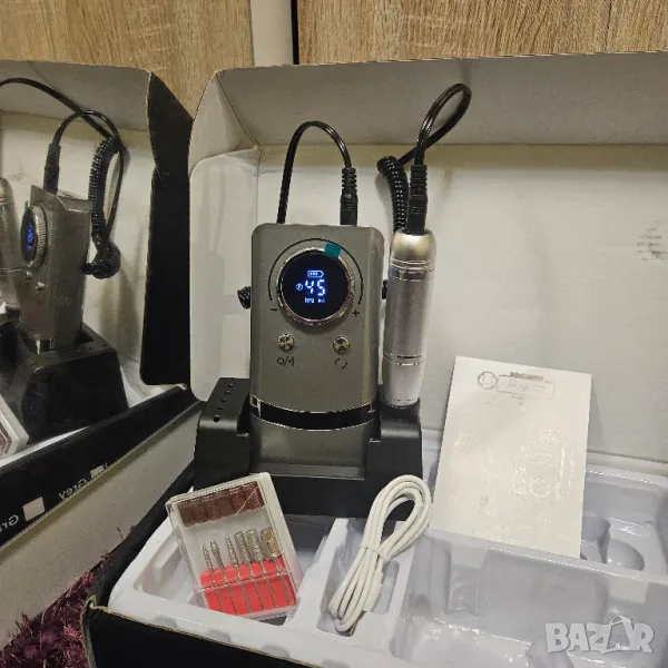 Пила за маникюр, 45000 оборота с поставка, снимка 1