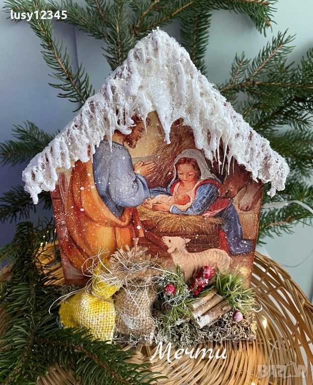 🌺Настолна къщичка-В очакване на Рождество!, снимка 1