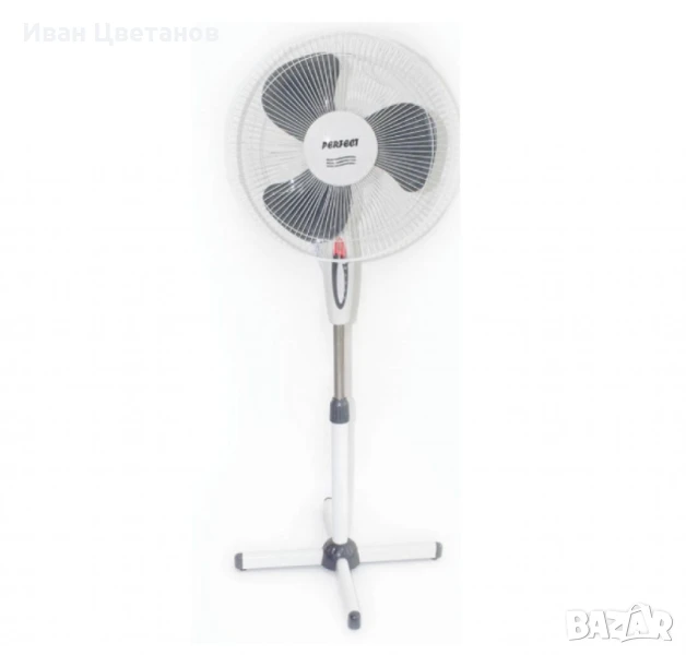 Вентилатор на стойка 16'', Perfect FM – 40W, снимка 1