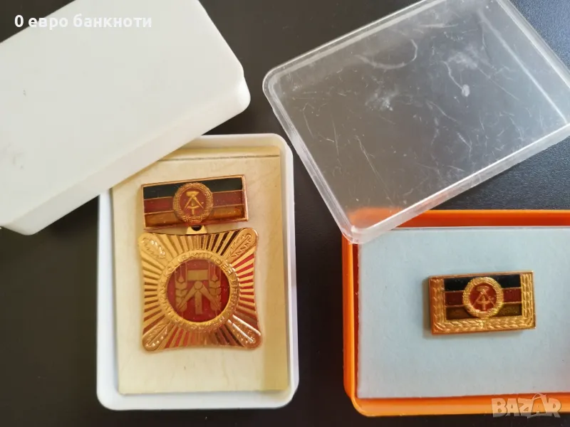 МЕДАЛ И ИНДИВИДУАЛЕН ПОЧЕТЕН ЗНАК - ГДР, снимка 1
