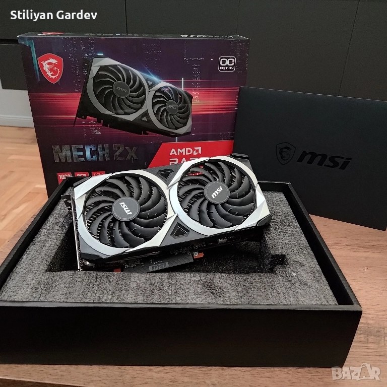 MSI AMD Radeon RX 6600 xt MECH 2X 8G, снимка 1