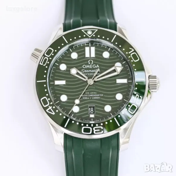 Мъжки часовник OMEGA Seamaster Diver 300M Green с автоматичен механизъм, снимка 1