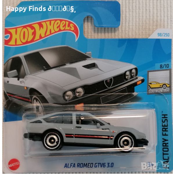 💕🧸Hot Wheels Alfa Romeo GTV6 3.0 Factory Fresh, снимка 1