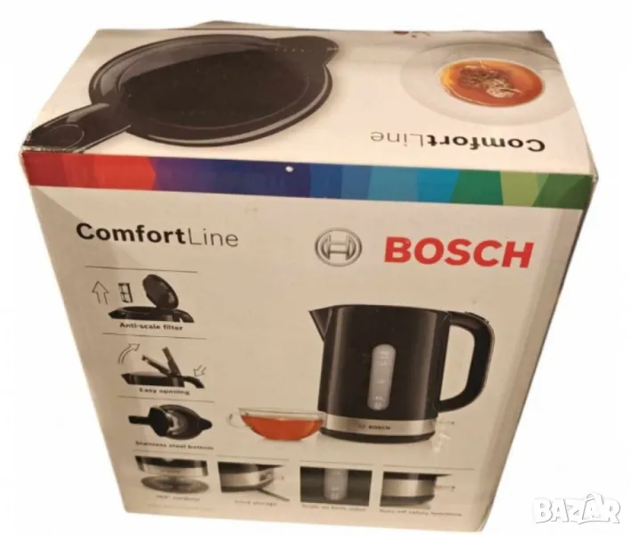 Електрическа кана BOSCH  2200 W, 1,7 л., снимка 1