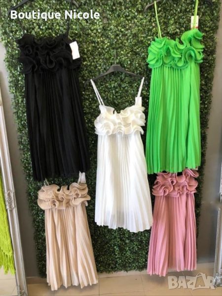 Дамски рокли Солей налични в 5 цвята   , снимка 1