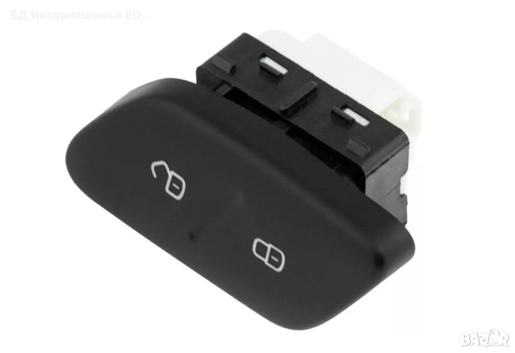 6R1962125A Бутон за централно заключване, VW, Polo 6R, Fox, Jetta A6, 4 ПИН, снимка 1