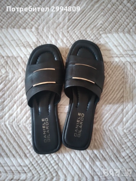 Дамски чехли естествена кожа, снимка 1