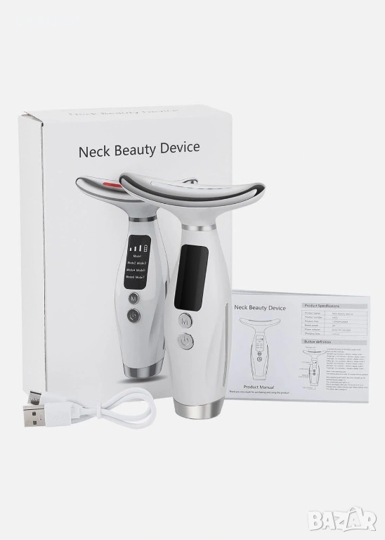 Уред за лифтинг и подмладяване на кожата с LED светлина , 7 различни цвята!, снимка 1