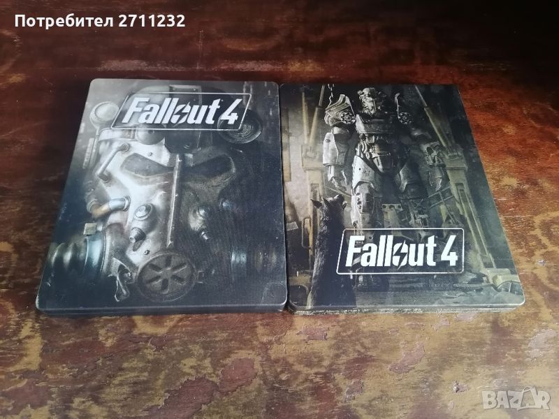 Fallout 4 steelbook игра с метална кутия PS4 два вида, снимка 1