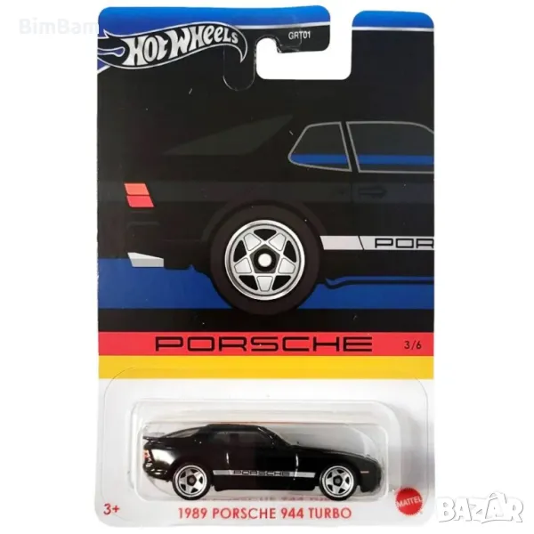 Оригинална количка Hot Wheels 1989 Porsche 944 Turbo, снимка 1