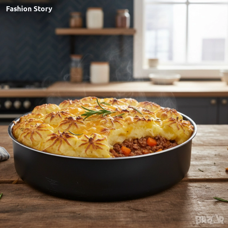 Алуминиева мраморна тава – чисто отделяне и безупречни печива всеки път, снимка 1