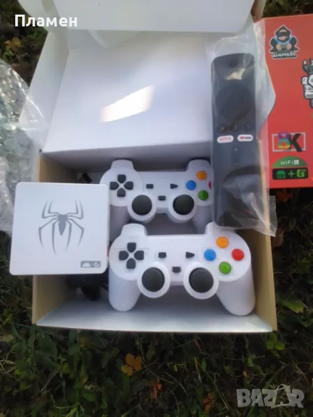 игра конзола G7 Android 13 Plus Gaming TV Box 30,000 + Games WIFI 2 джойстика, снимка 1