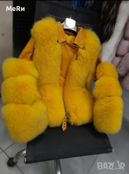 Естествена кожа и косъм лисица , снимка 1