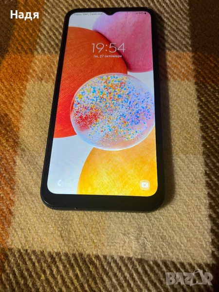 Samsung Galaxy A 14-128GB/4GB,Dual SIM,Black, снимка 1